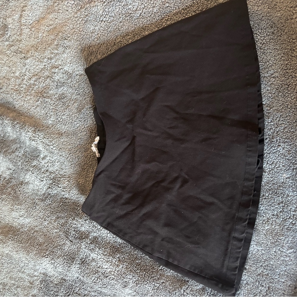 Garage mini Black Flared Skirt
